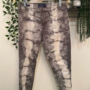 Lucky Brand Vintage Tie- Dye Skinny Jeans
